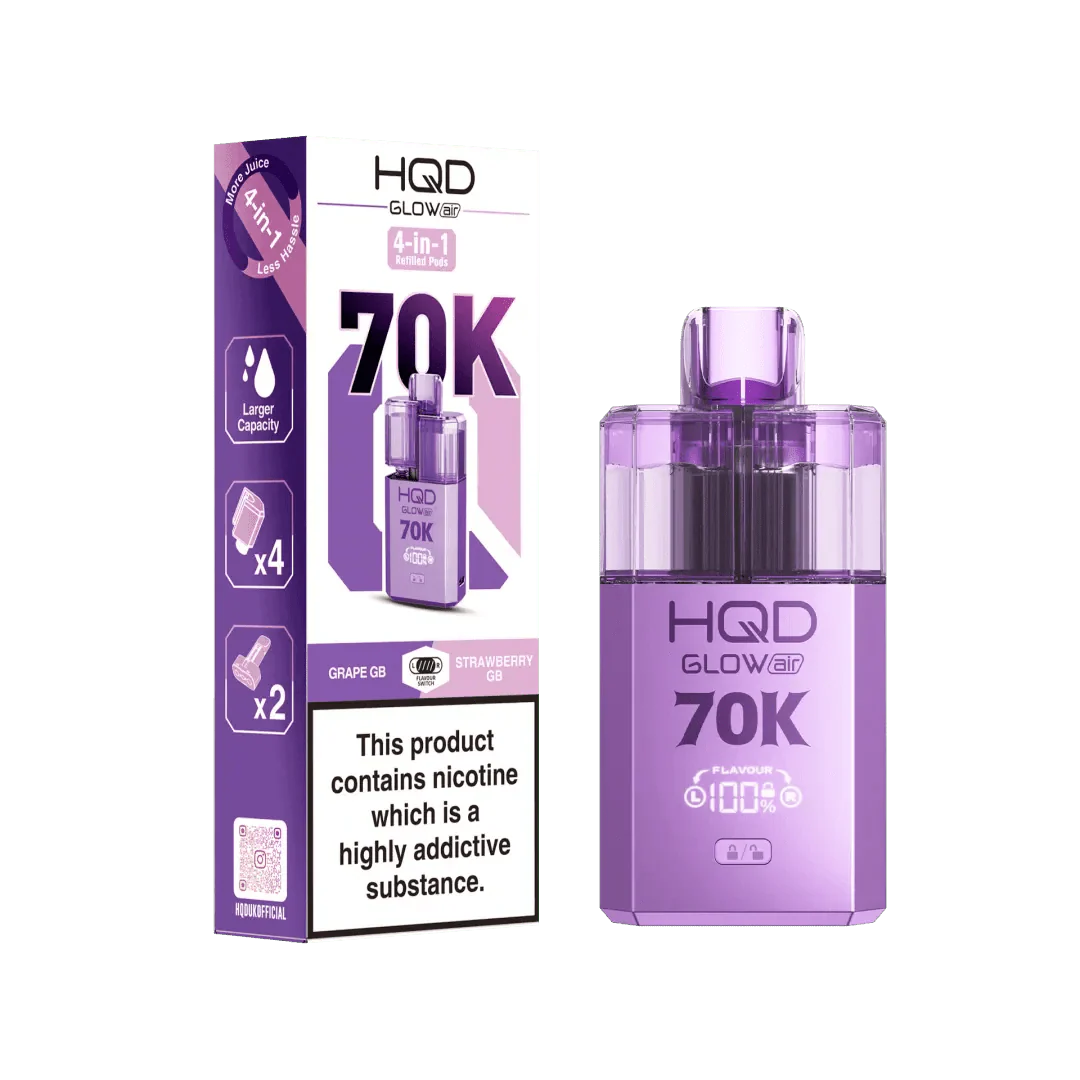 Shop HQD Glow Air 70K Prefilled Vape - HQD Glow Air 70K Prefilled Vape Simbavapes - Vape Blaze