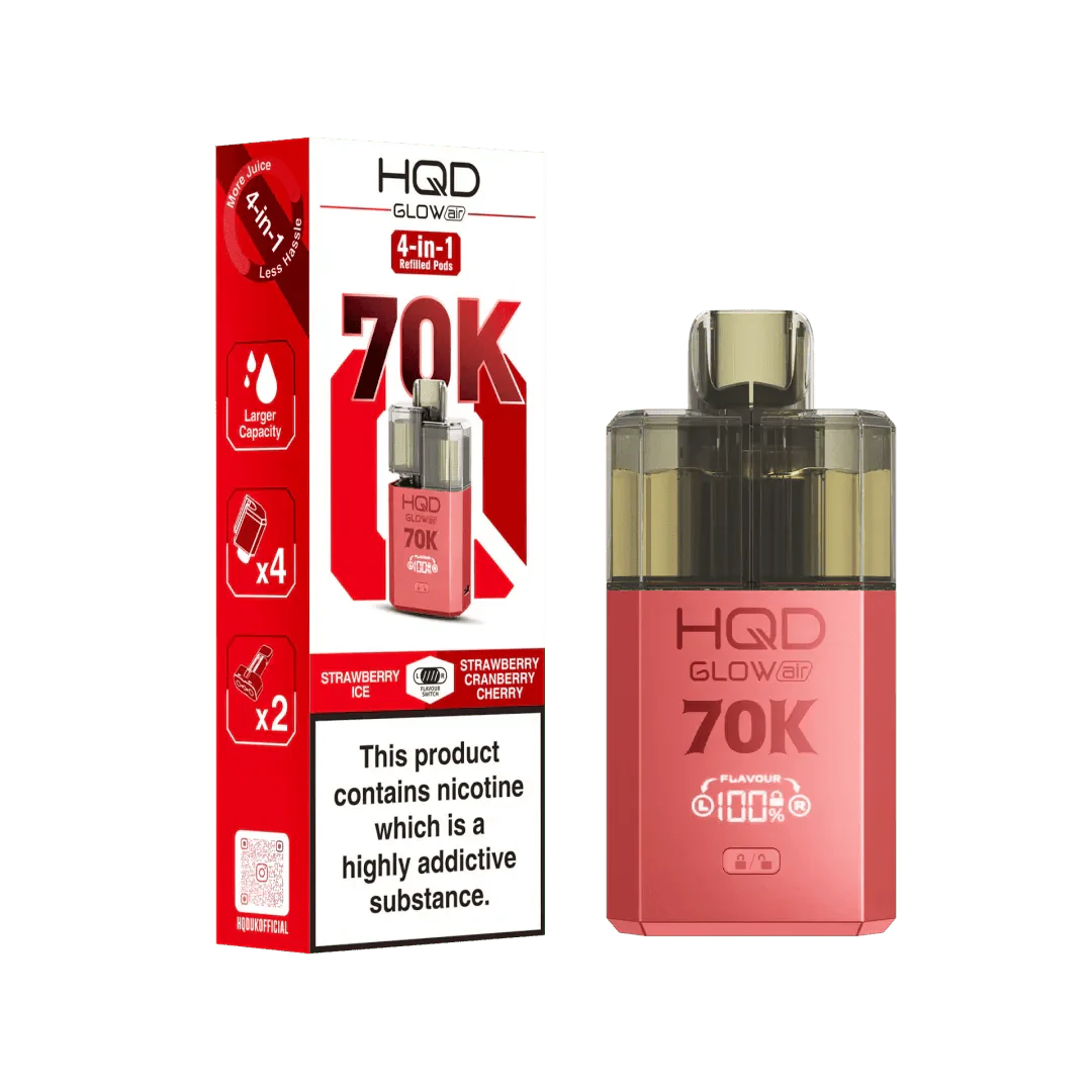Shop HQD Glow Air 70K Prefilled Vape - HQD Glow Air 70K Prefilled Vape Simbavapes - Vape Blaze