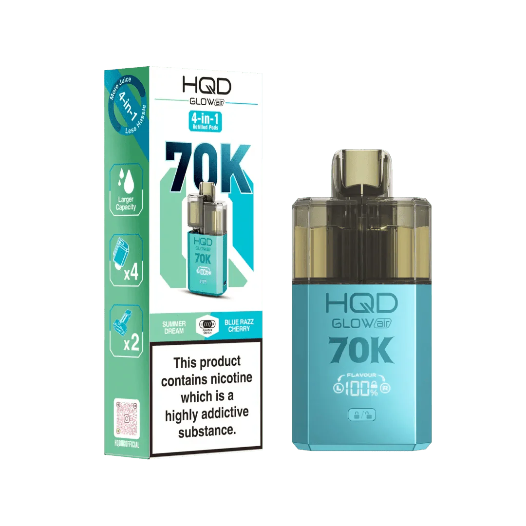 Shop HQD Glow Air 70K Prefilled Vape - HQD Glow Air 70K Prefilled Vape Simbavapes - Vape Blaze
