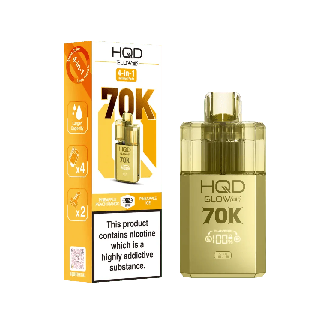 Shop HQD Glow Air 70K Prefilled Vape - HQD Glow Air 70K Prefilled Vape Simbavapes - Vape Blaze