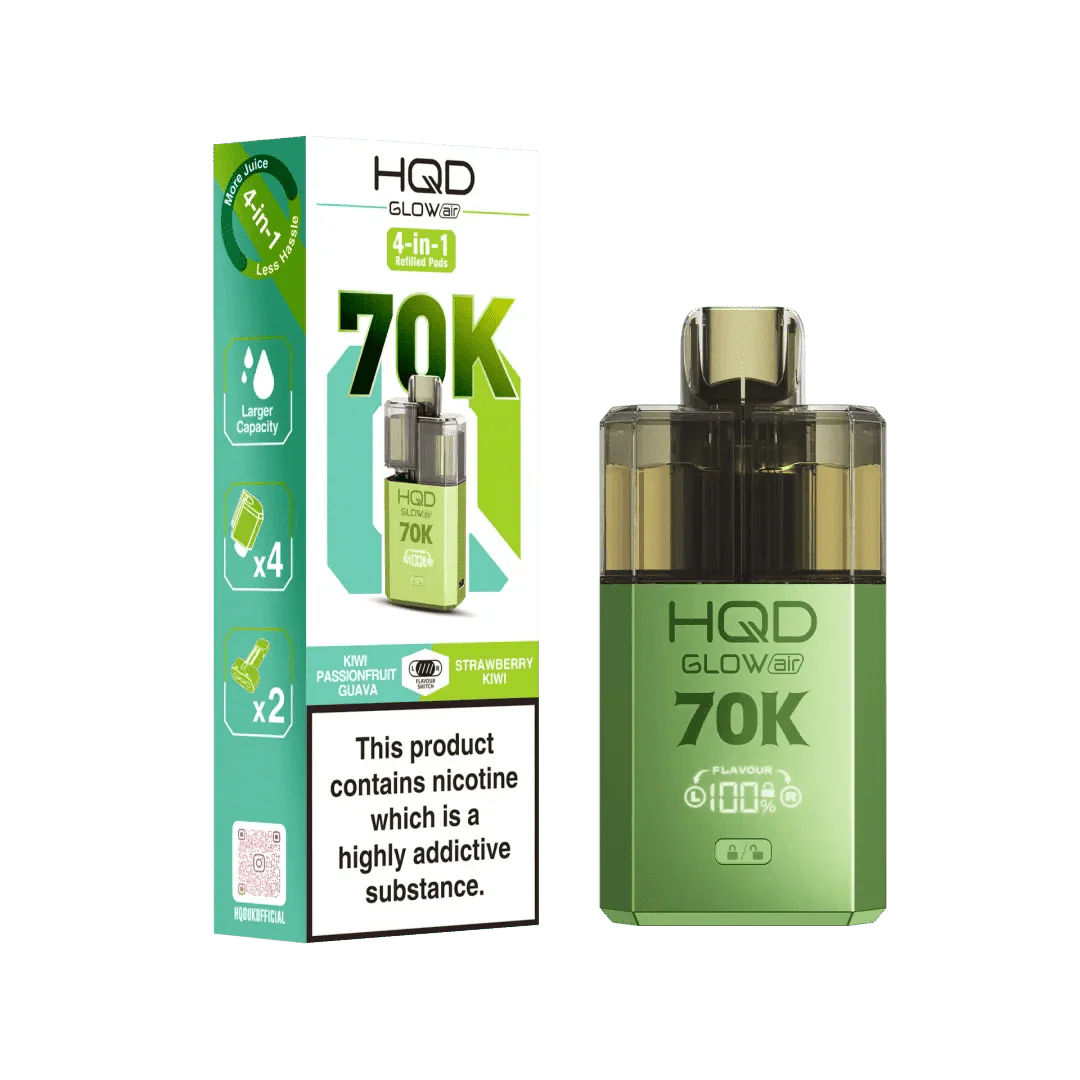 Shop HQD Glow Air 70K Prefilled Vape - HQD Glow Air 70K Prefilled Vape Simbavapes - Vape Blaze