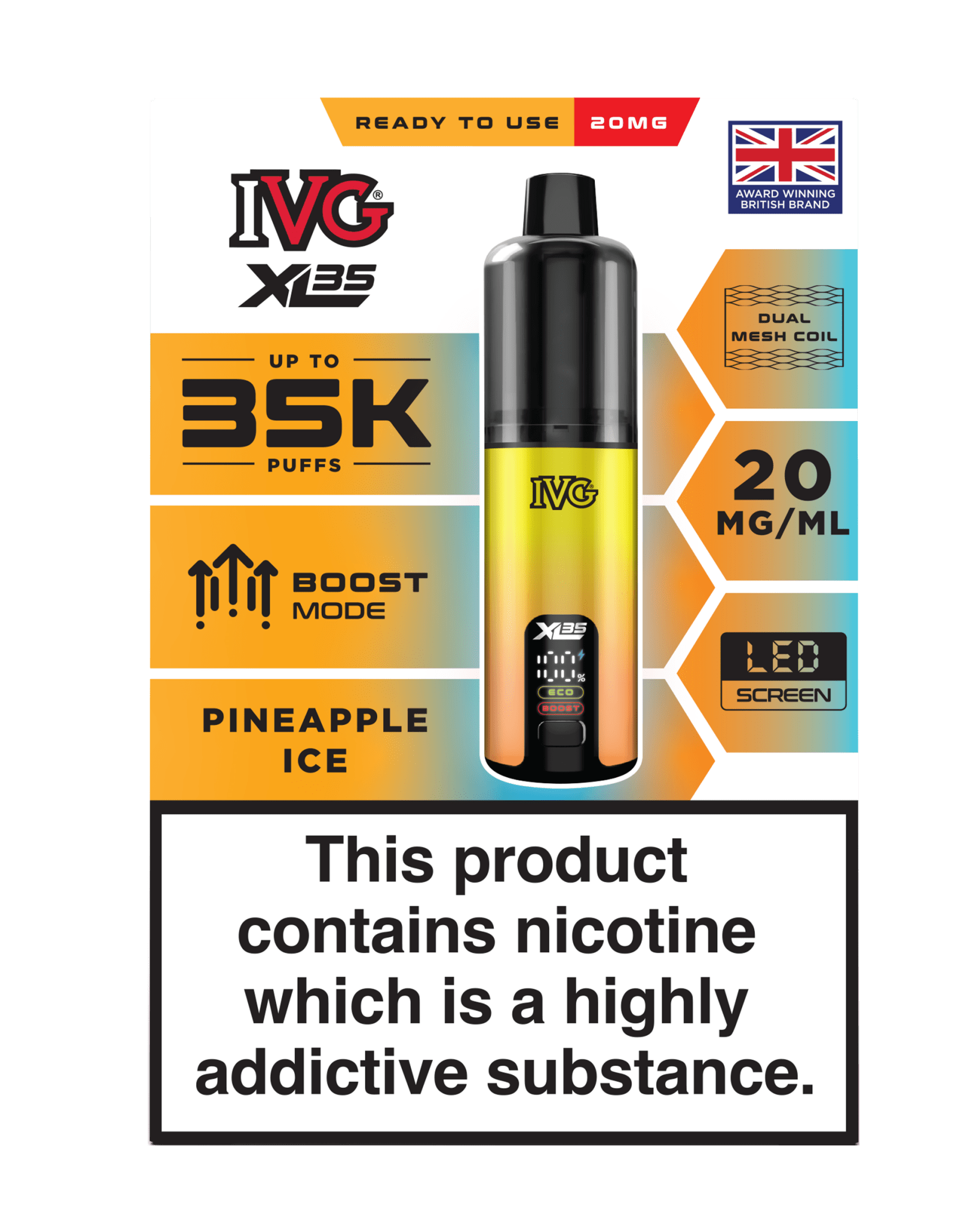 Shop IVG XL 35K Prefilled Pod Vape - IVG XL 35K Prefilled Pod Vape Simbavapes - Vape Blaze