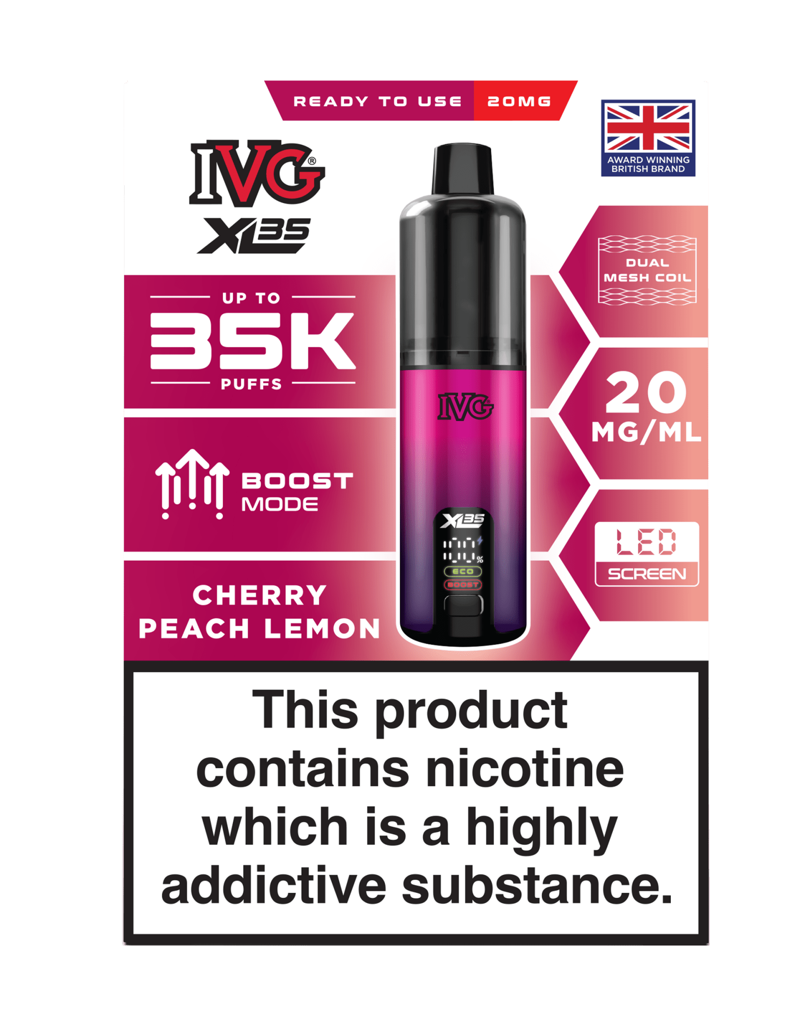 IVG XL 35K Prefilled Pod Vape Kit IVG XL 35K Prefilled Pod Vape Kit