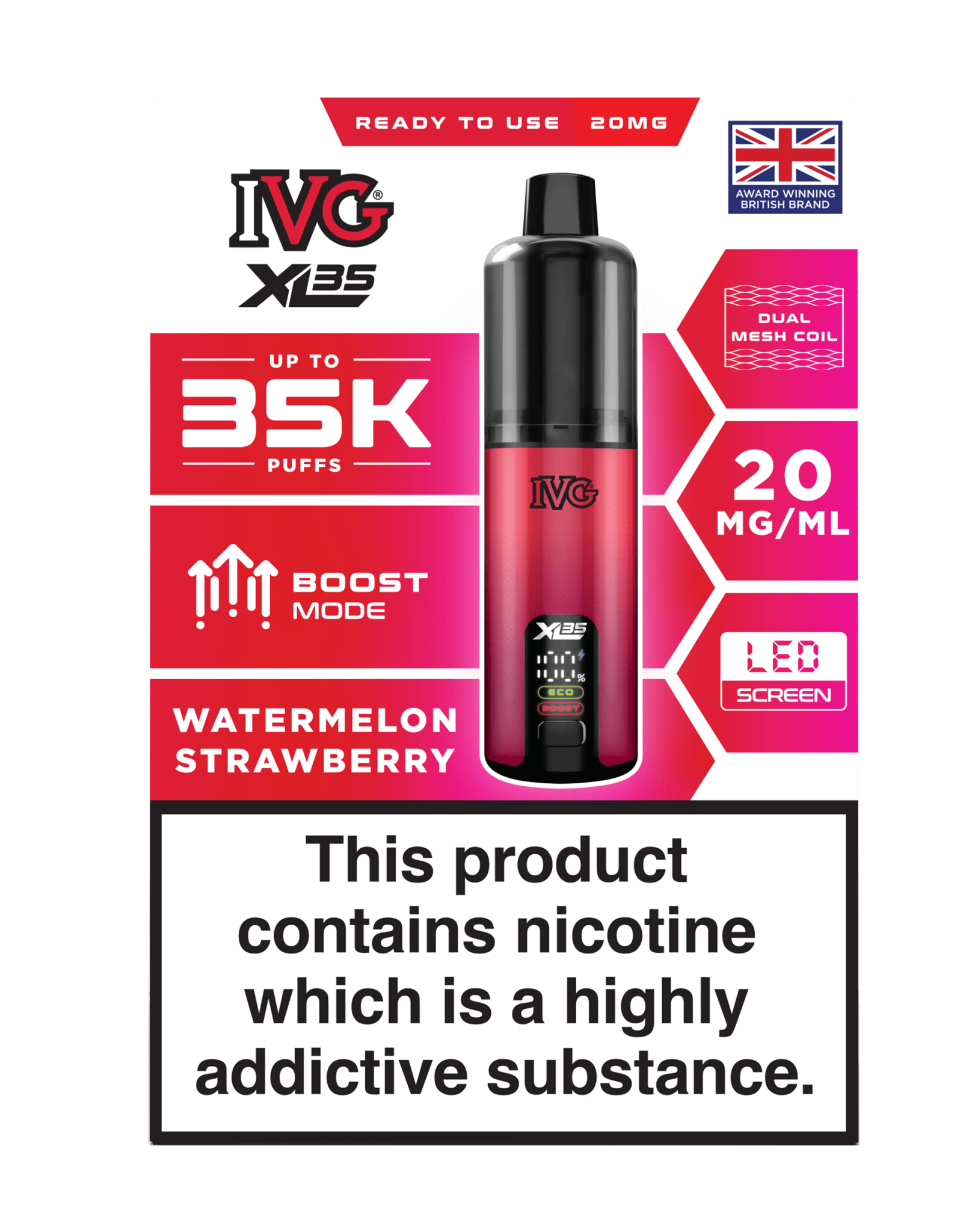 Box of 10 - IVG XL 35K Prefilled Pod Vape Kit Select Vape Club Box of 10 - IVG XL 35K Prefilled Pod Vape Kit Select Vape Club
