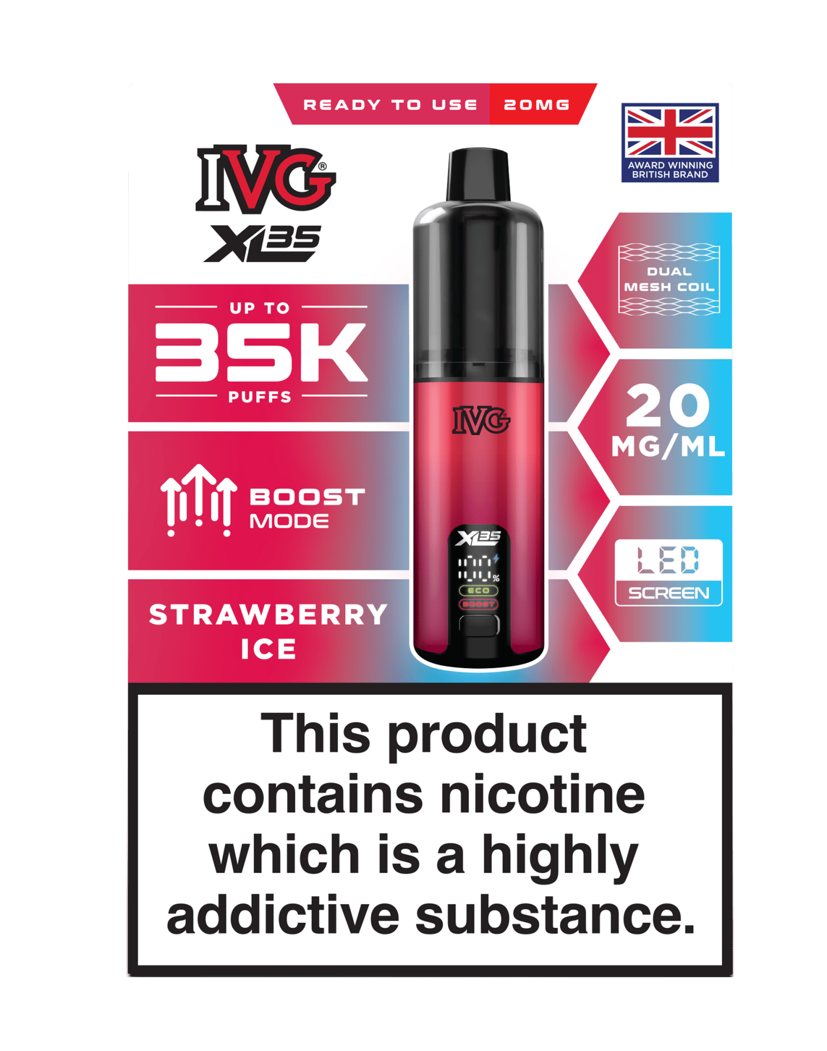 Shop IVG XL 35K Prefilled Pod Vape - IVG XL 35K Prefilled Pod Vape Simbavapes - Vape Blaze