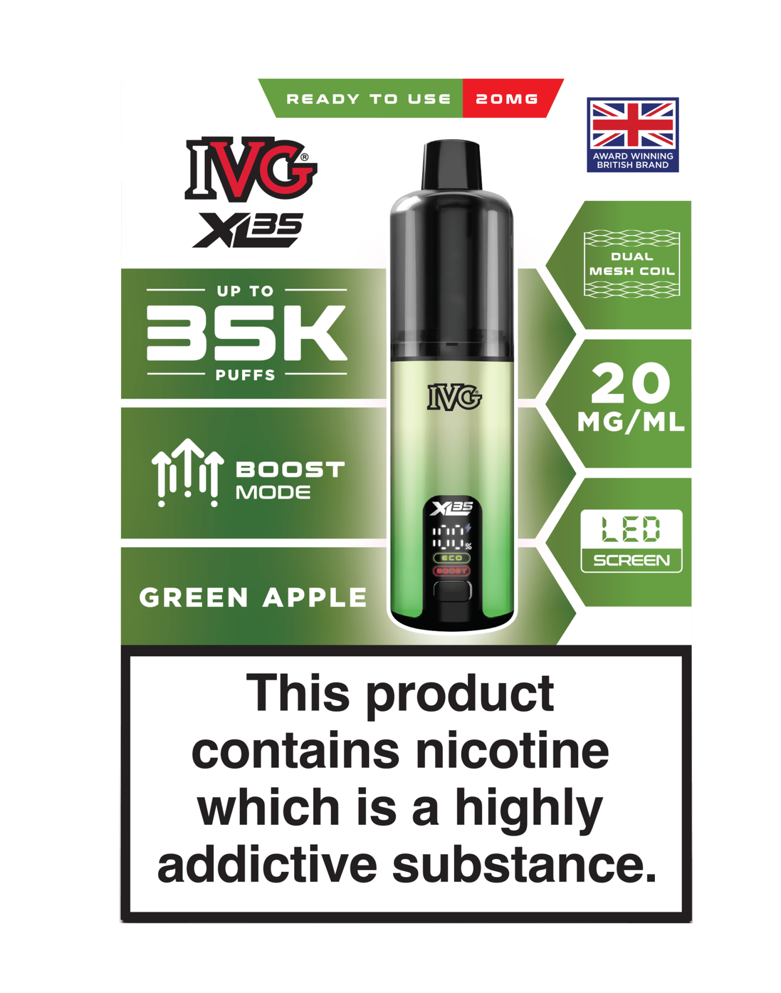 Shop IVG XL 35K Prefilled Pod Vape - IVG XL 35K Prefilled Pod Vape Simbavapes - Vape Blaze