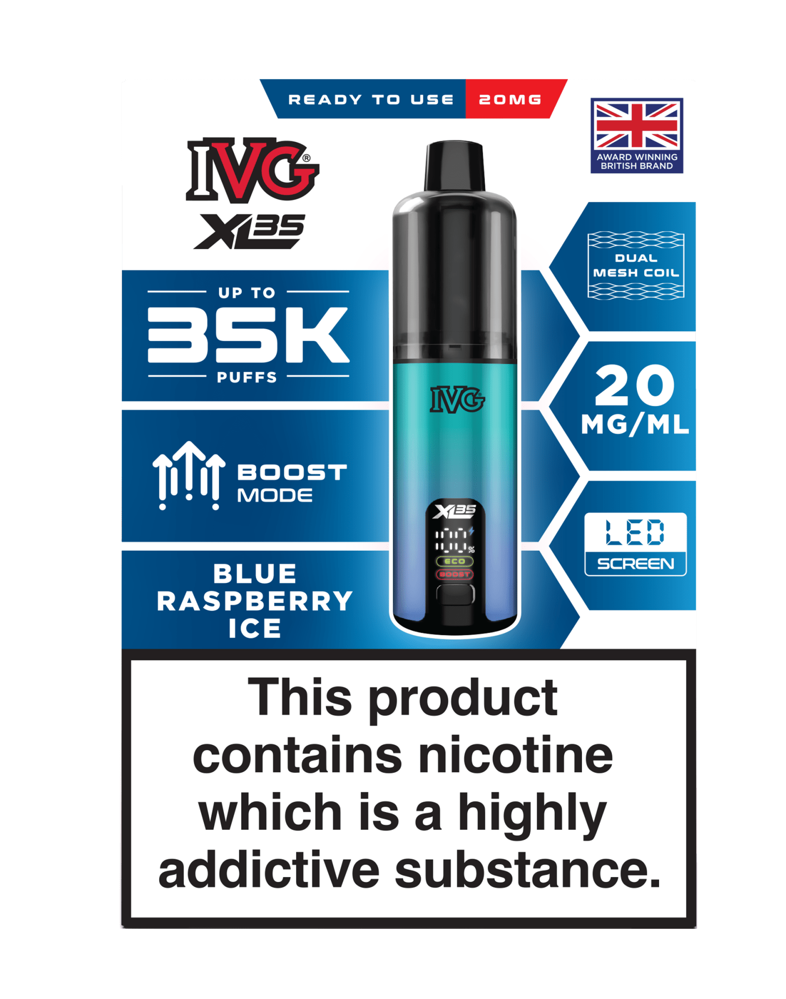 Shop IVG XL 35K Prefilled Pod Vape - IVG XL 35K Prefilled Pod Vape Simbavapes - Vape Blaze