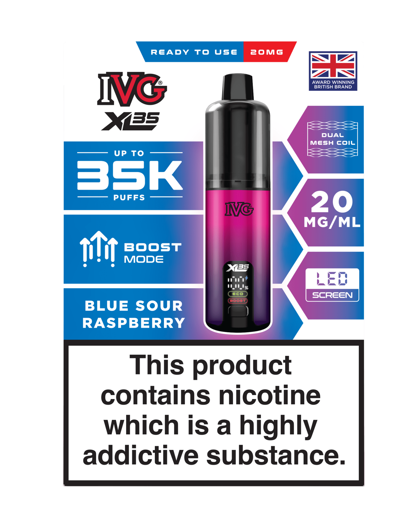Shop IVG XL 35K Prefilled Pod Vape - IVG XL 35K Prefilled Pod Vape Simbavapes - Vape Blaze