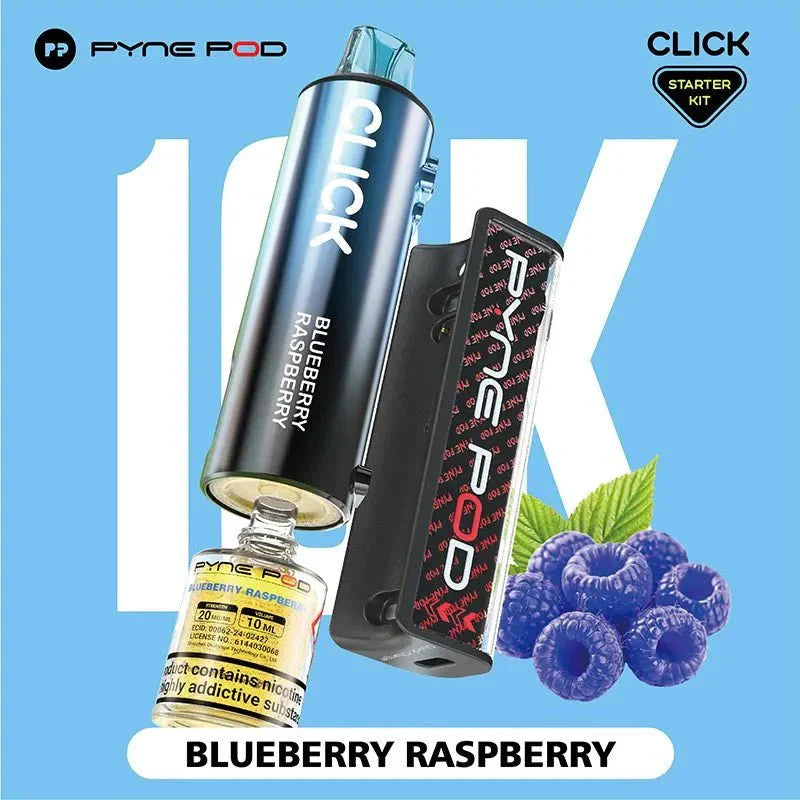 Shop Pyne Pod Click 10K Prefilled Pod Vape - Pyne Pod Click 10K Puff Disposable Vape Kit - Power Vape Shop - Vape Blaze