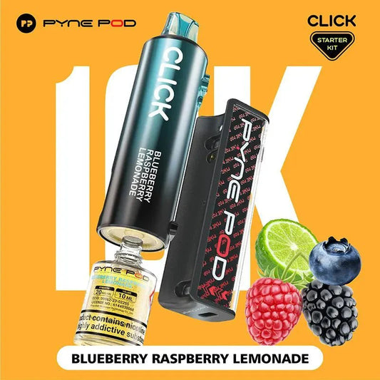 Shop Pyne Pod Click 10K Prefilled Pod Vape - Pyne Pod Click 10K Puff Disposable Vape Kit - Power Vape Shop - Vape Blaze