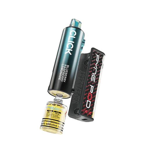 Shop Pyne Pod Click 10k Replacement Pods - Pyne Pod Click 10k Disposable Vape Box of 5 - Blueberry Raspberry Lemonade - vapeukwholesale - Vape Blaze