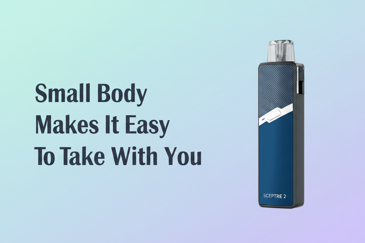 Small body makes it easy to take with you