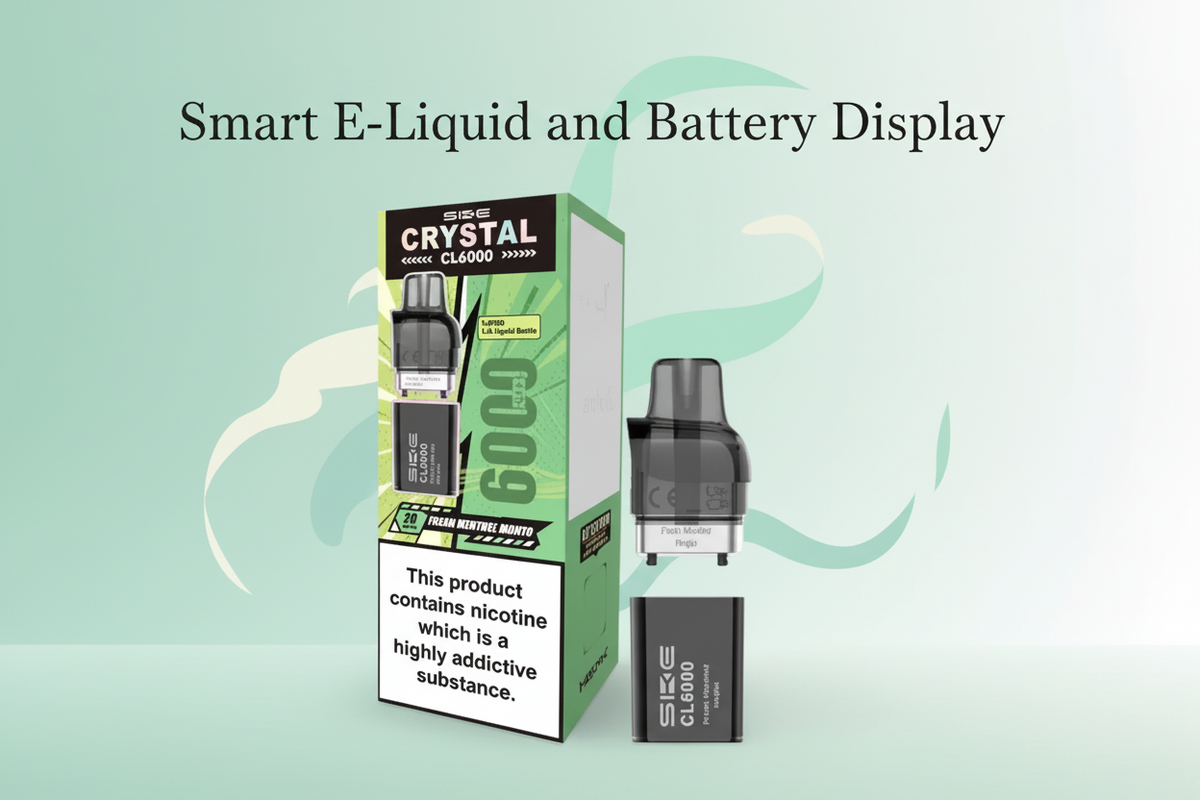 Smart E-Liquid and Battery Display