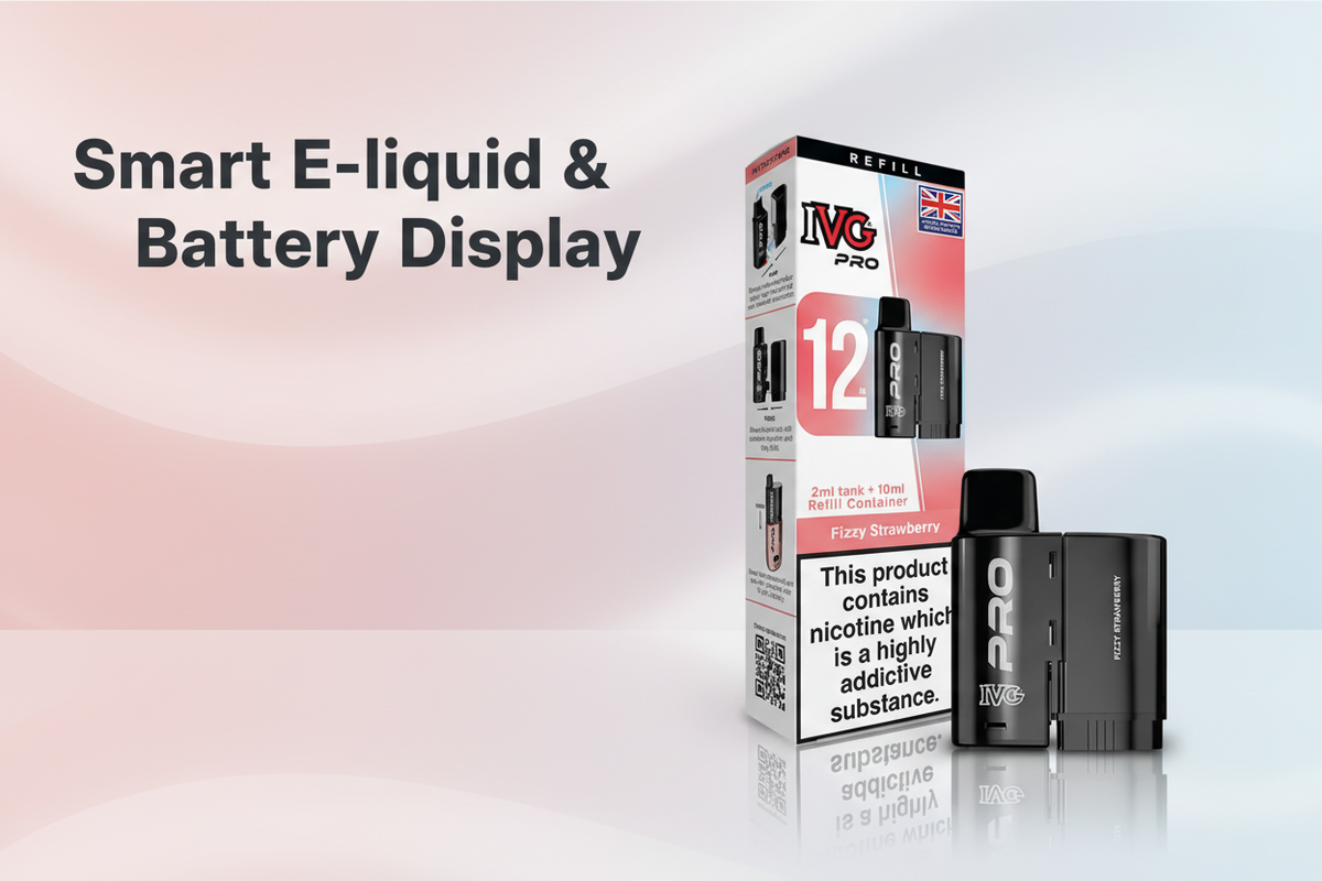Smart E-liquid & Battery Display