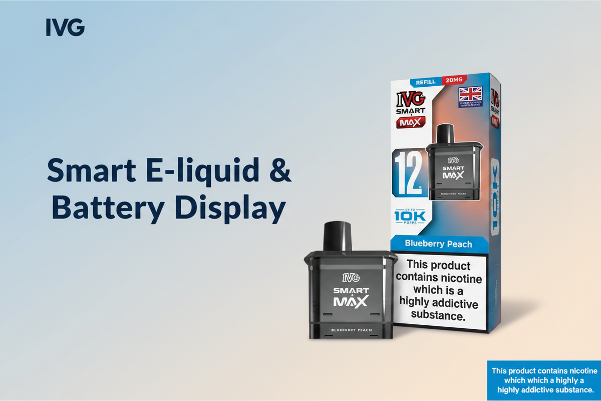 Smart E-liquid & Battery Display
