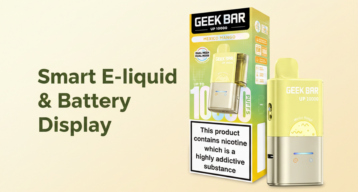 Smart E-liquid & Battery Display