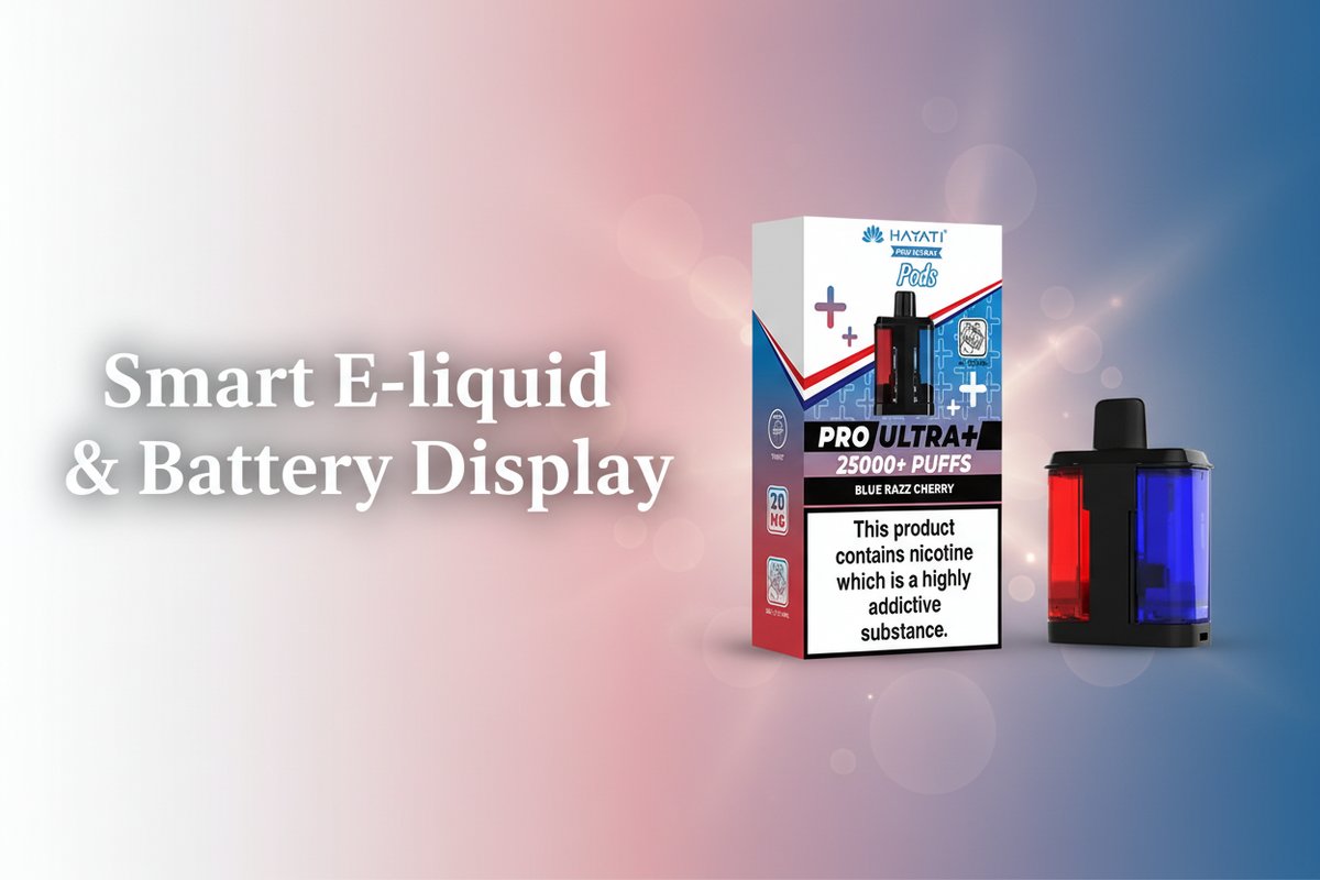Smart E-liquid & Battery Display