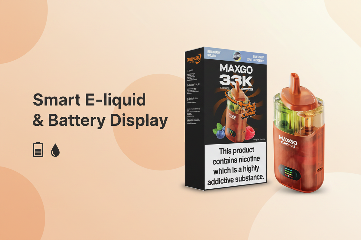 Smart E-liquid & Battery Display