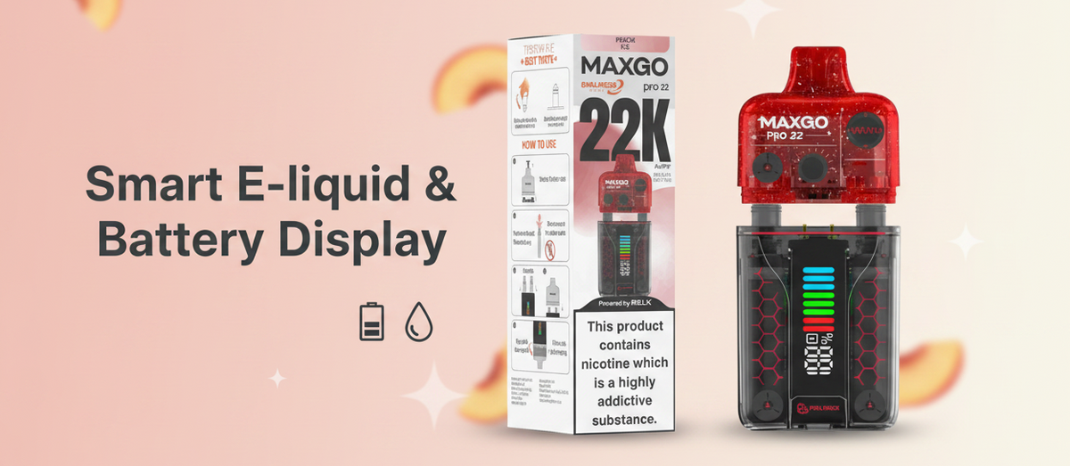 Smart E-liquid & Battery Display