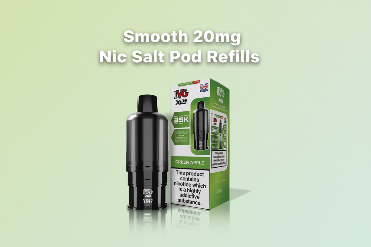 Smooth 20mg Nic Salt Pod Refills
