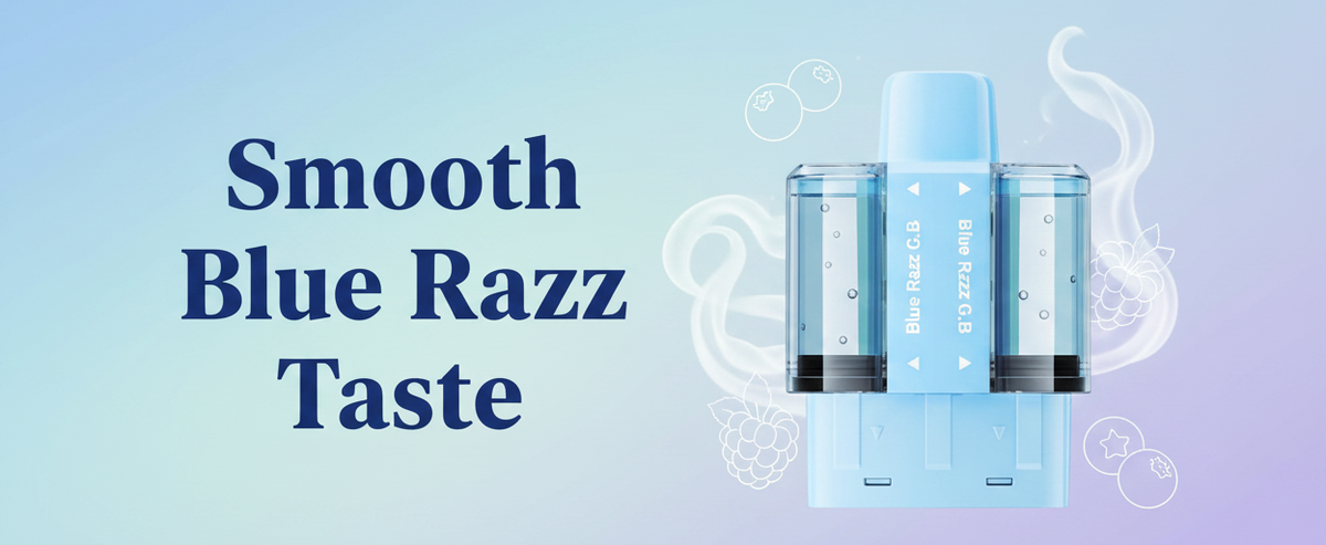 Smooth Blue Razz Taste