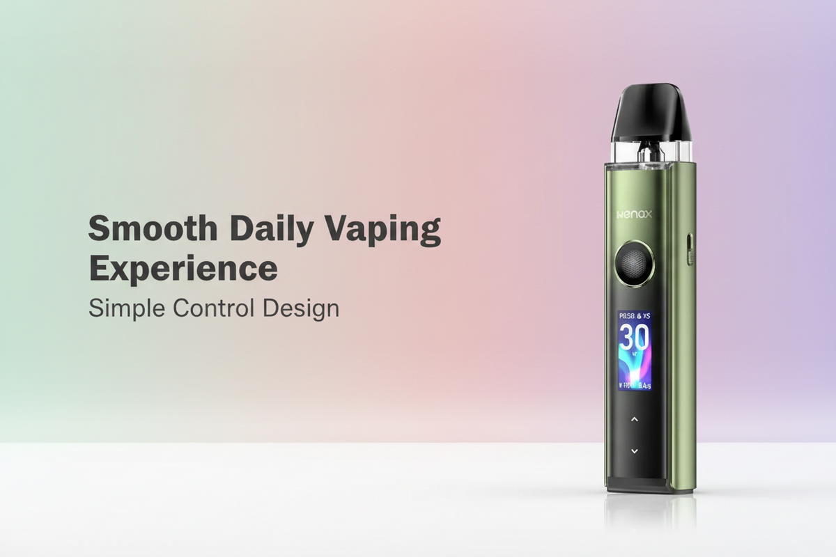 Smooth Daily Vaping Experience with Simple Control Design