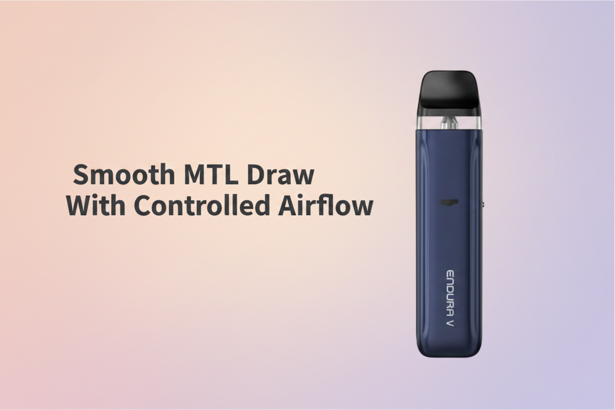 Smooth MTL Draw With Controlled Airflow
