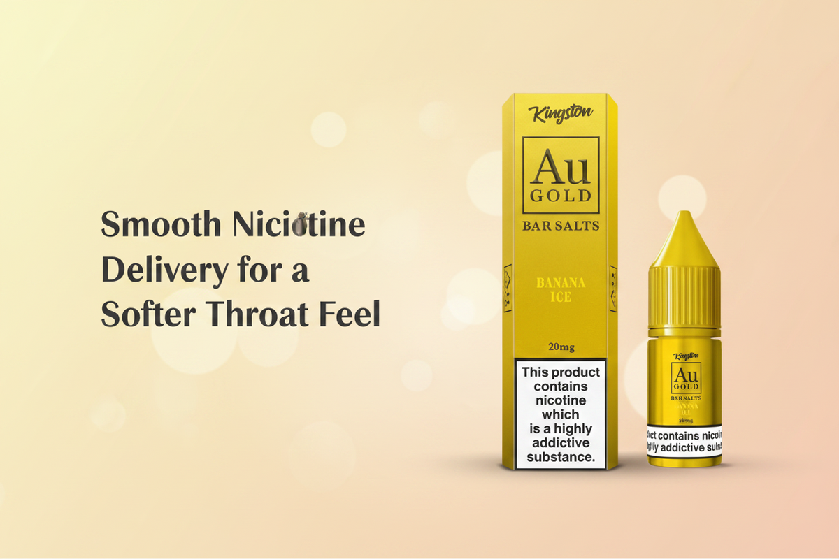 Smooth Nicotine Delivery for a Softer Throat Feel
