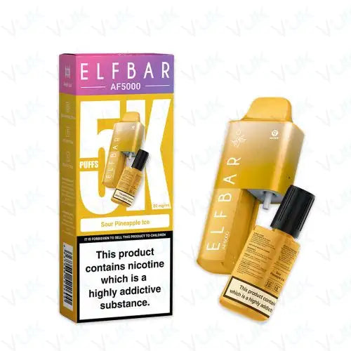 ELF BAR AF5000 Disposable Vape Kit 20mg Sour Pineapple Ice