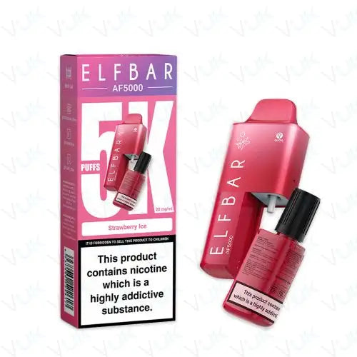 ELF BAR AF5000 Disposable Vape Kit 20mg Strawberry Ice