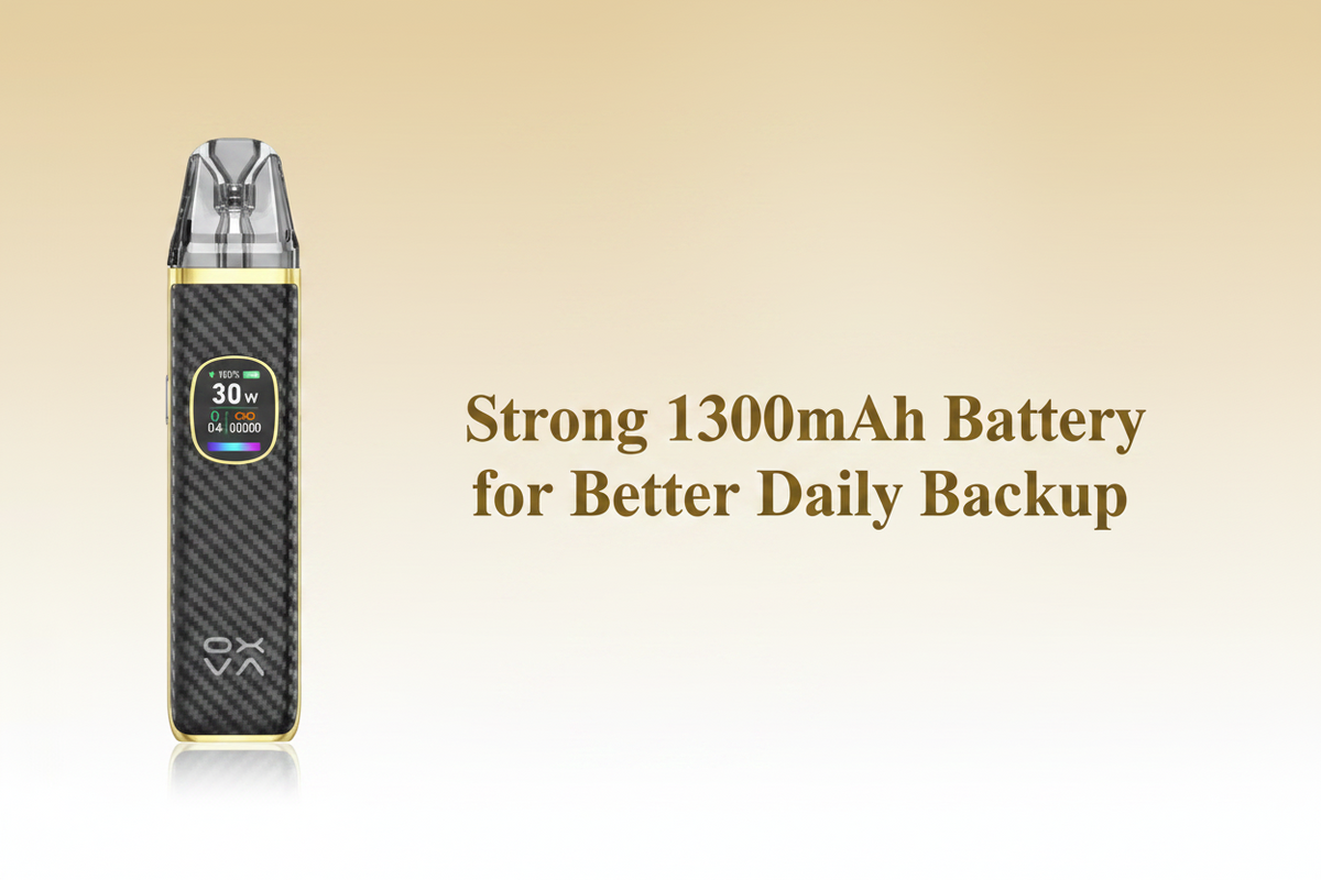 Strong 1300mAh Battery for Better Daily Backup