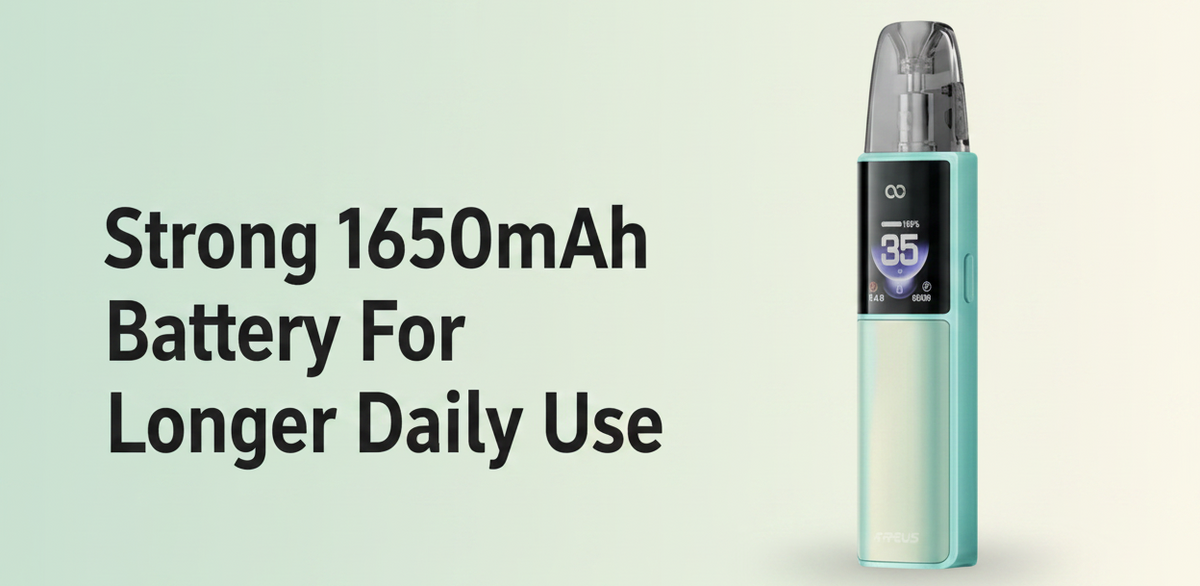 Strong 1650mAh Battery For Longer Daily Use