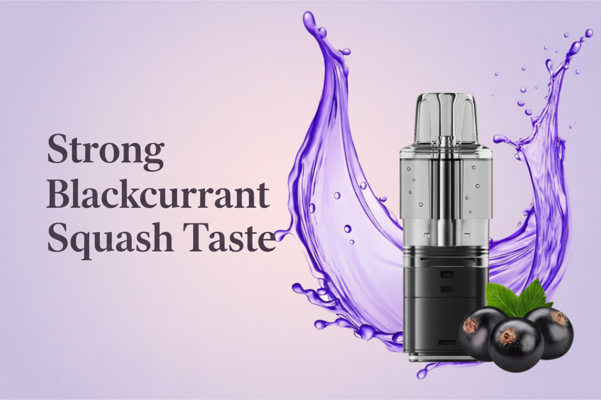 Strong Blackcurrant Squash Taste