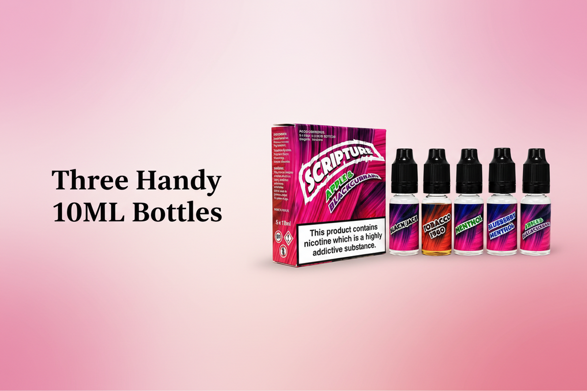 Three Handy 10ML Bottles