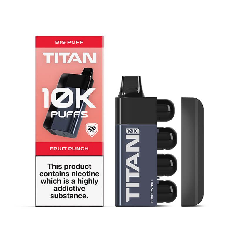 TITAN 10k Prefilled Disposable Pod 20mg Fruit Punch