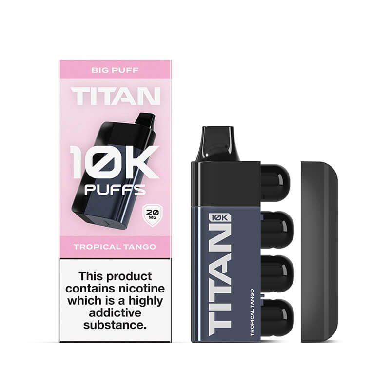 TITAN 10k Prefilled Disposable Pod 20mg Tropical Tango