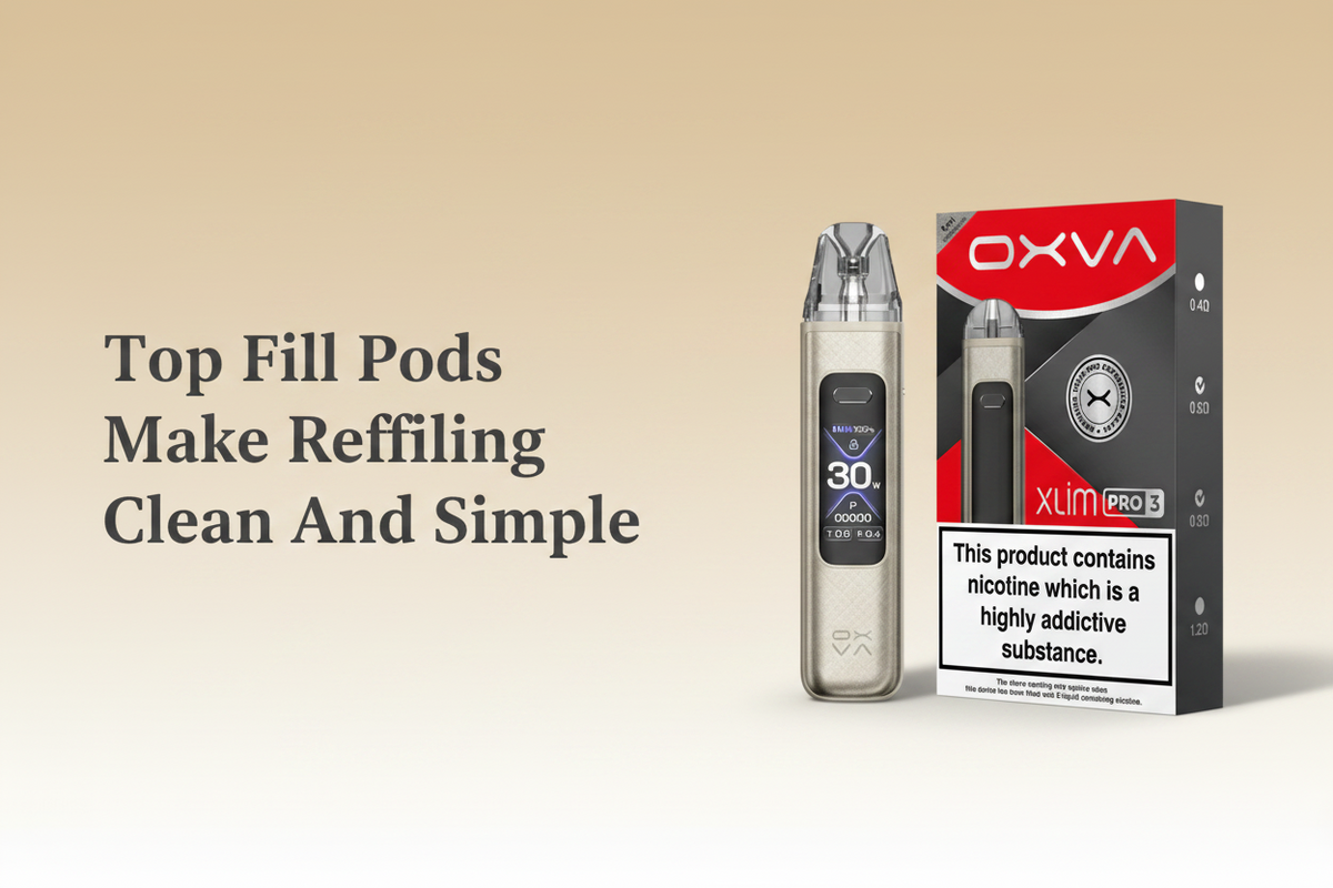 Top Fill Pods Make Refilling Clean And Simple