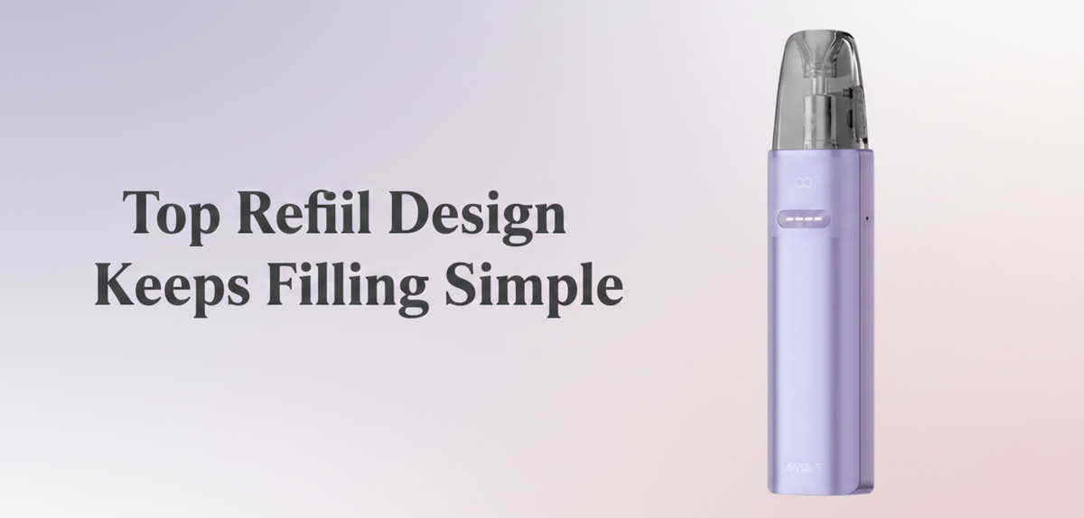 Top Refill Design Keeps Filling Simple