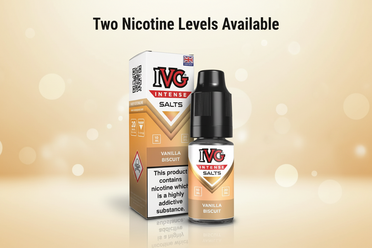 Two Nicotine Levels Available