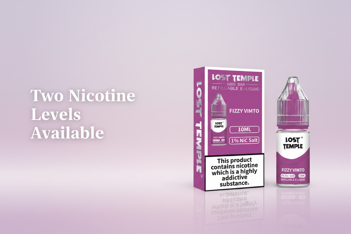 Two Nicotine Levels Available