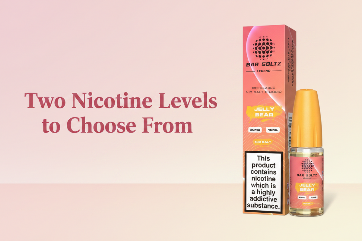 Two Nicotine Levels to Choose From