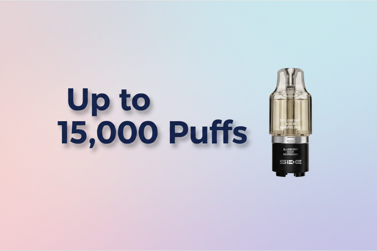 Up to 15,000 Puffs