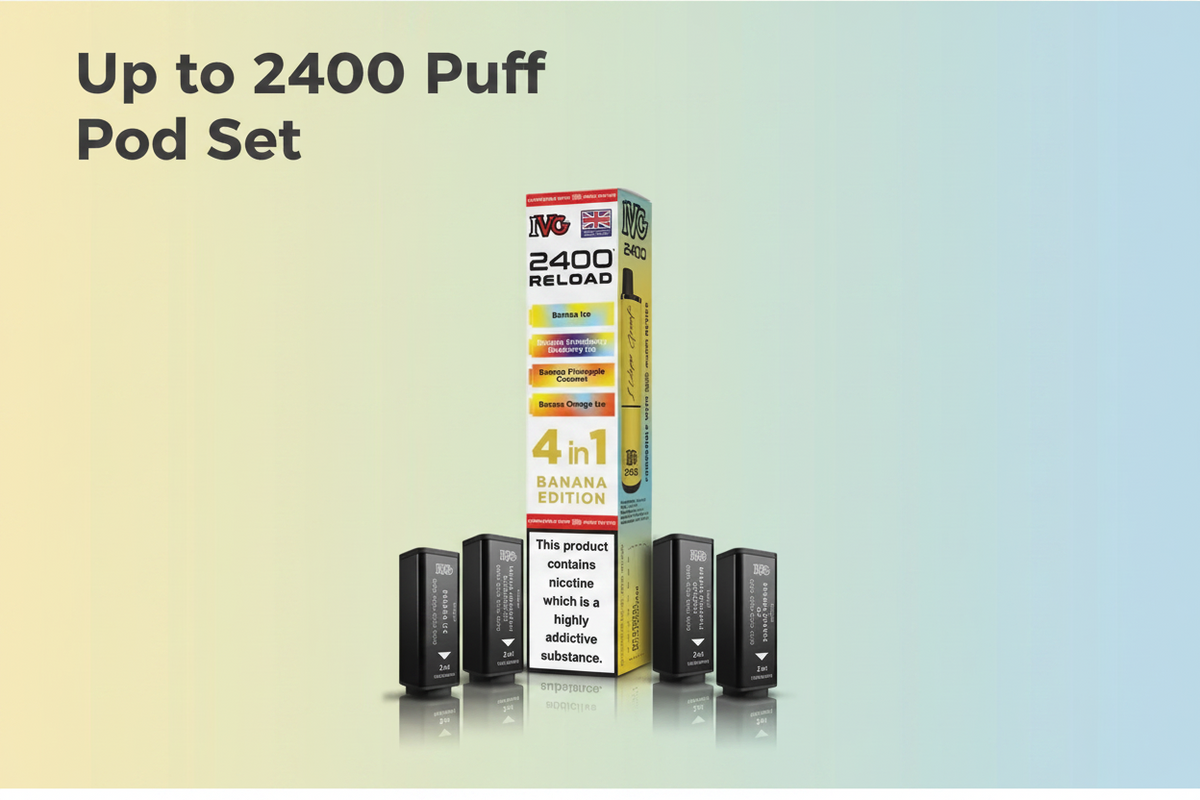 Up to 2400 Puff Pod Set