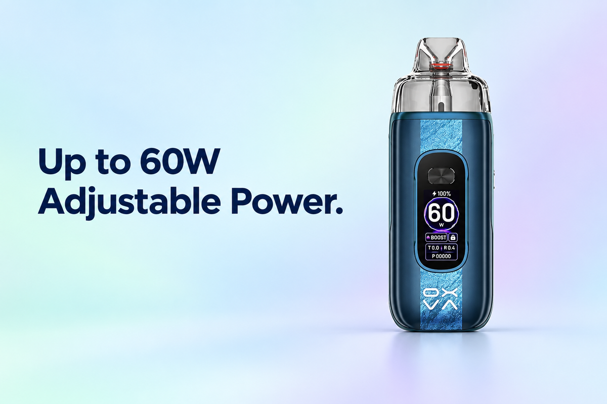 Up to 60W Adjustable Power