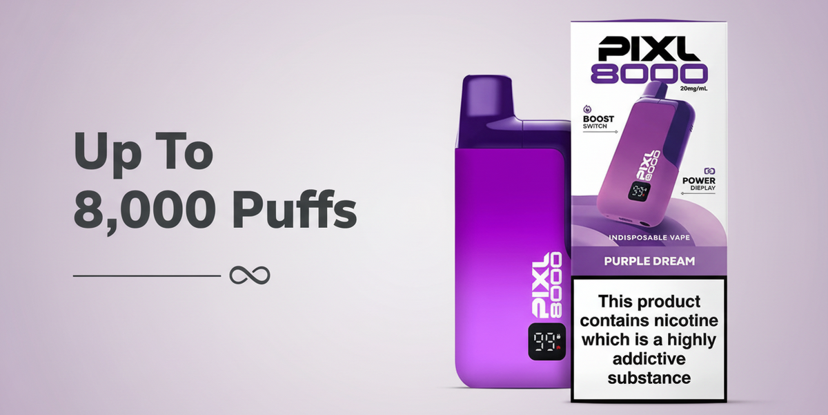 Up To 8,000 Puffs