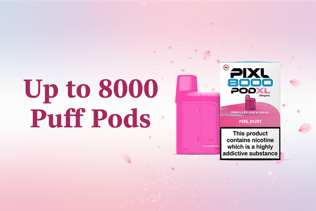 Up to 8000 Puff Pods