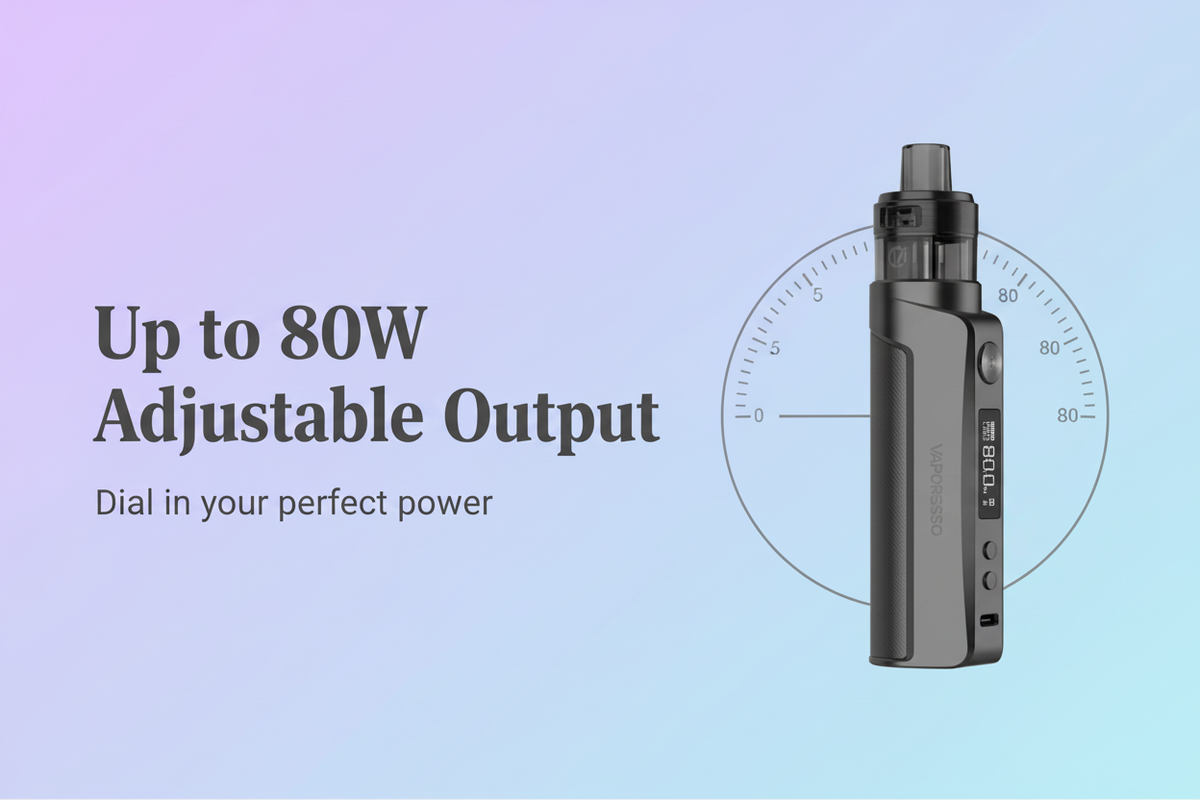 Up to 80W Adjustable Output