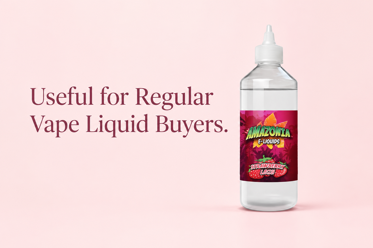 Useful for Regular Vape Liquid Buyers