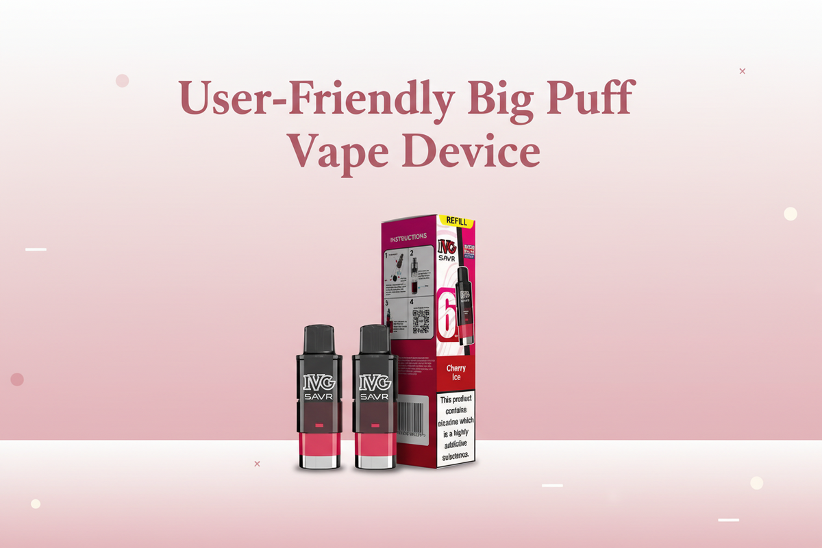 User-Friendly Big Puff Vape Device