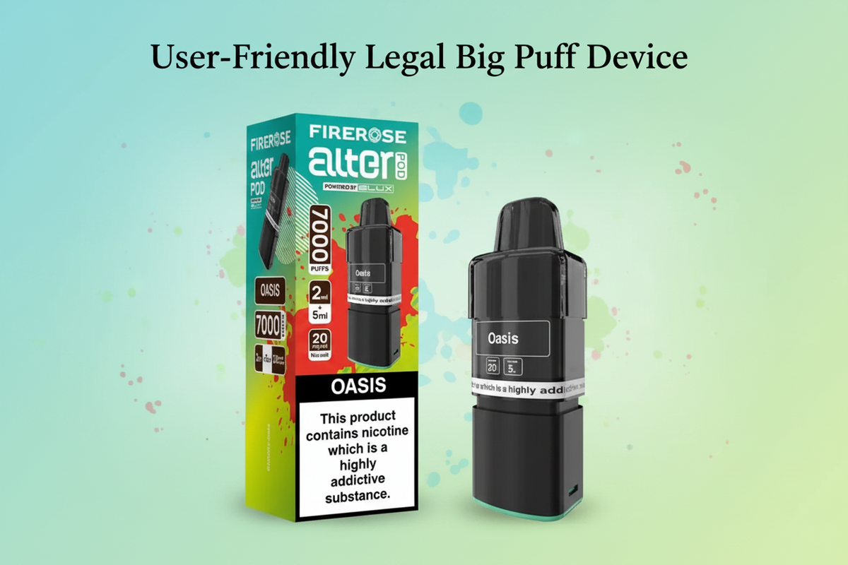 User-Friendly Legal Big Puff Device